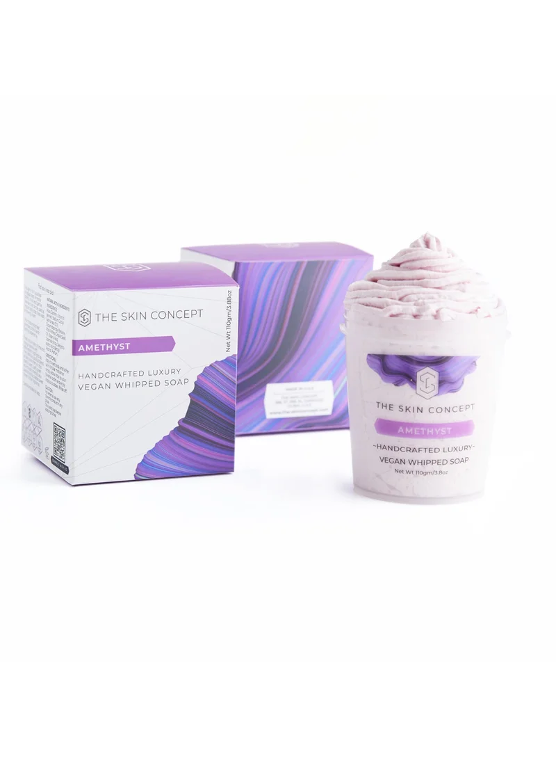 THE SKIN CONCEPT The Skin Concept 5 in 1 Whipped Soap Body Wash - Amethyst - Handmade, Vegan